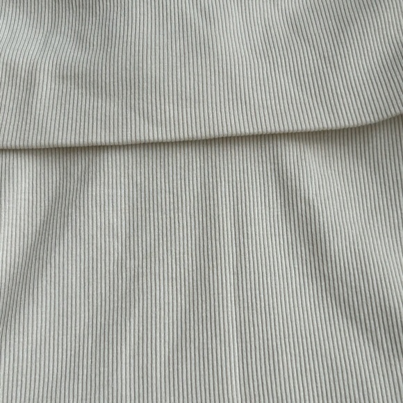 Sezane Cream Off-Shoulder Knit Top - Picture 4 of 9